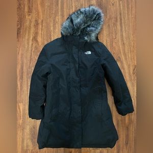 North Face winter jacket with hood